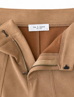 Contempory Faux Suede Utility Trousers