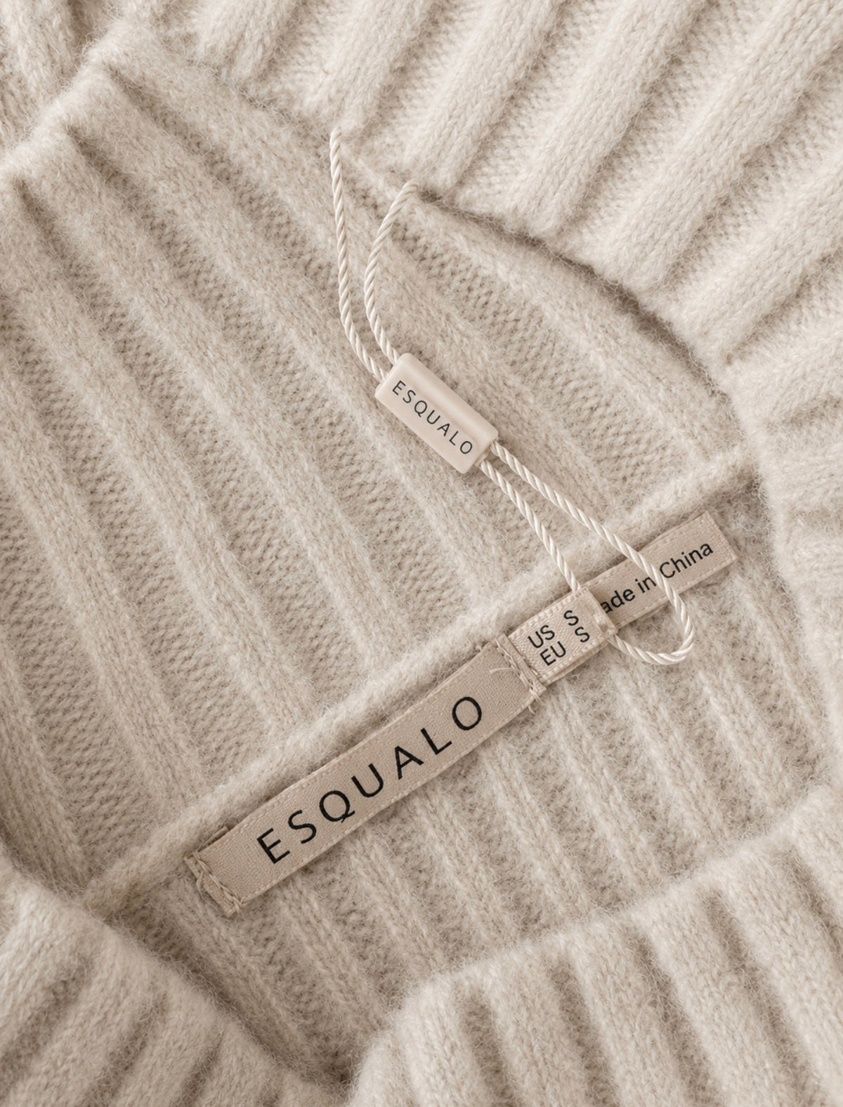 Cable Shoulder Mock Neck Sweater