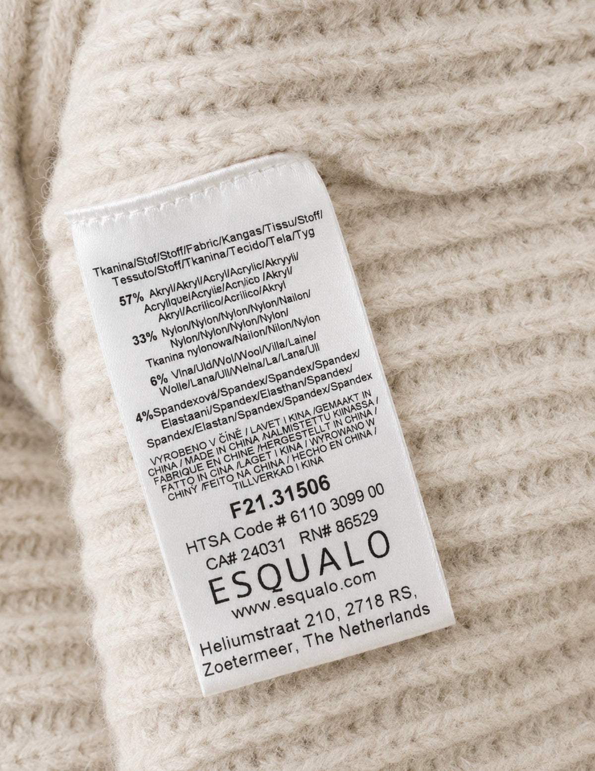 Cable Shoulder Mock Neck Sweater