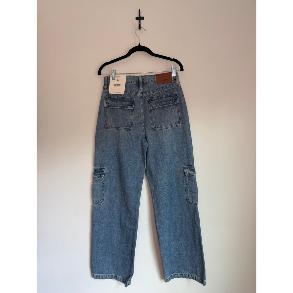 HIDDEN JEANS Logan Dad Jean NWT Size 26