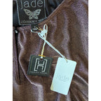 JADE by JOHNNY WAS Bronze Metallic Dress NWT Size SMALL