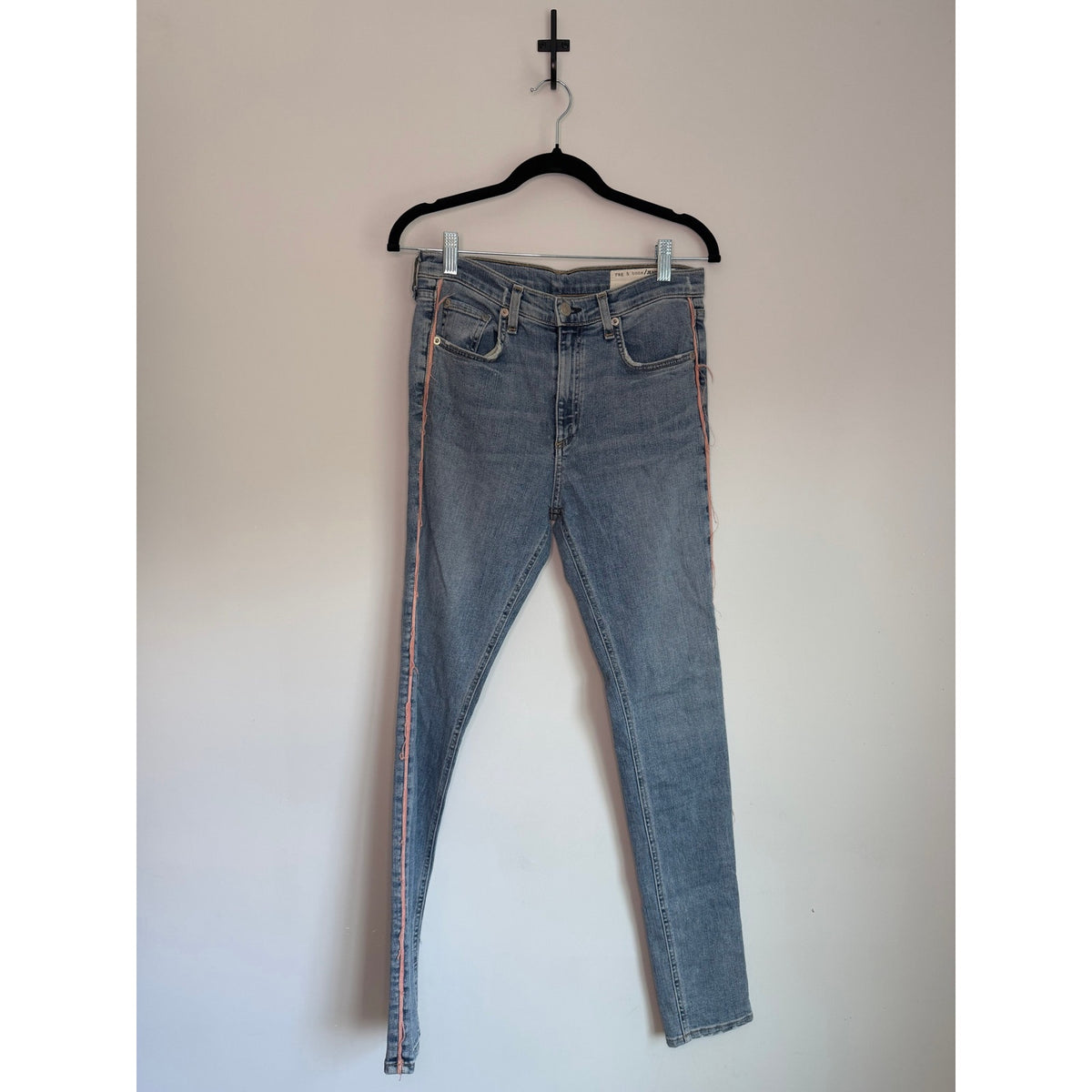 RAG & BONE JEANS Distressed High-Rise Skinny Jean NWT Size 27