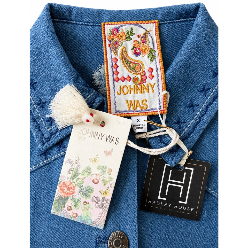 JOHNNY WAS Shirley Western Worker Jacket NWT Size SMALL