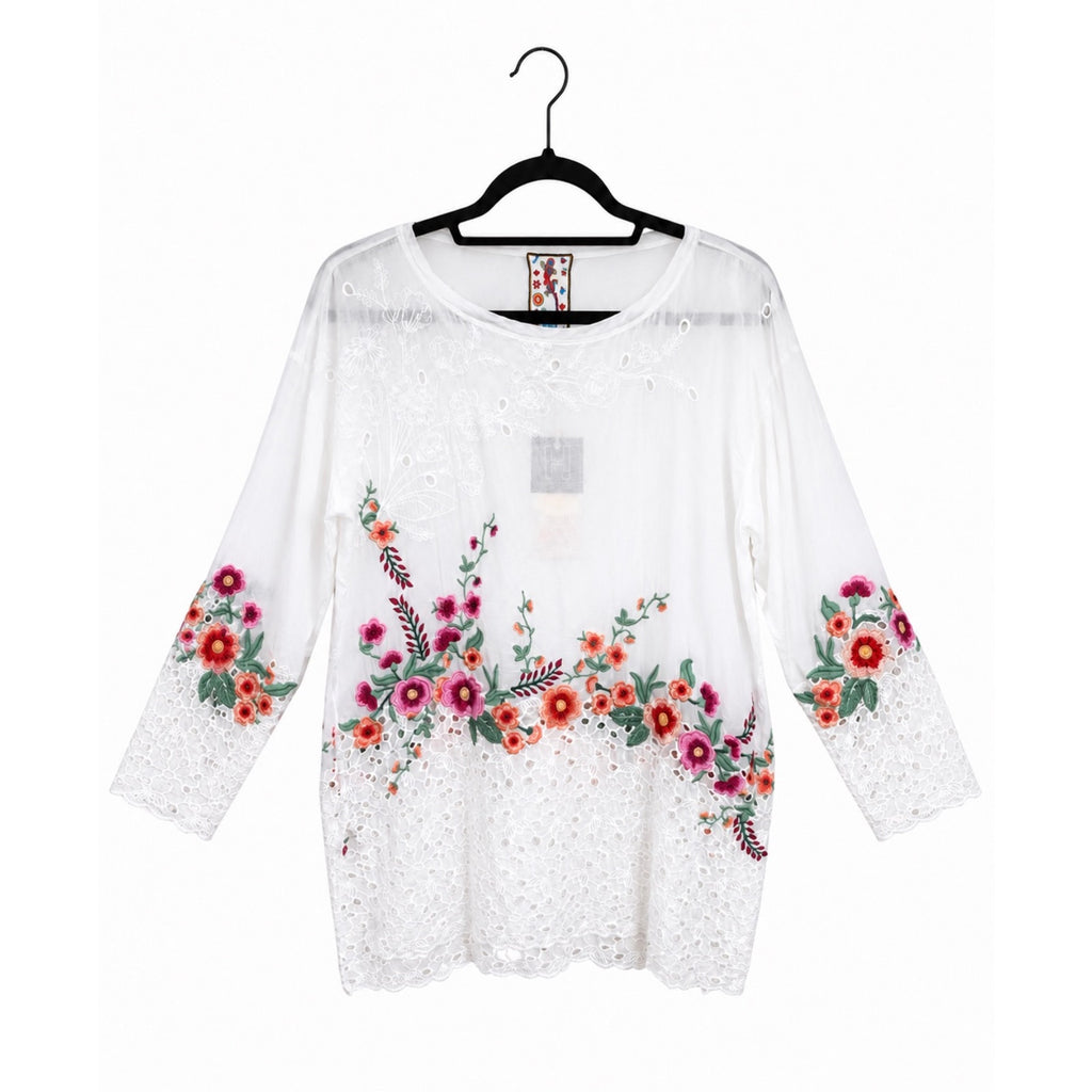JOHNNY WAS Brixley Blouse NWT Size S