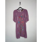 JOHNNY WAS Karime Velvet Flutter Sleeve Raglan Dress NWT Size SMALL