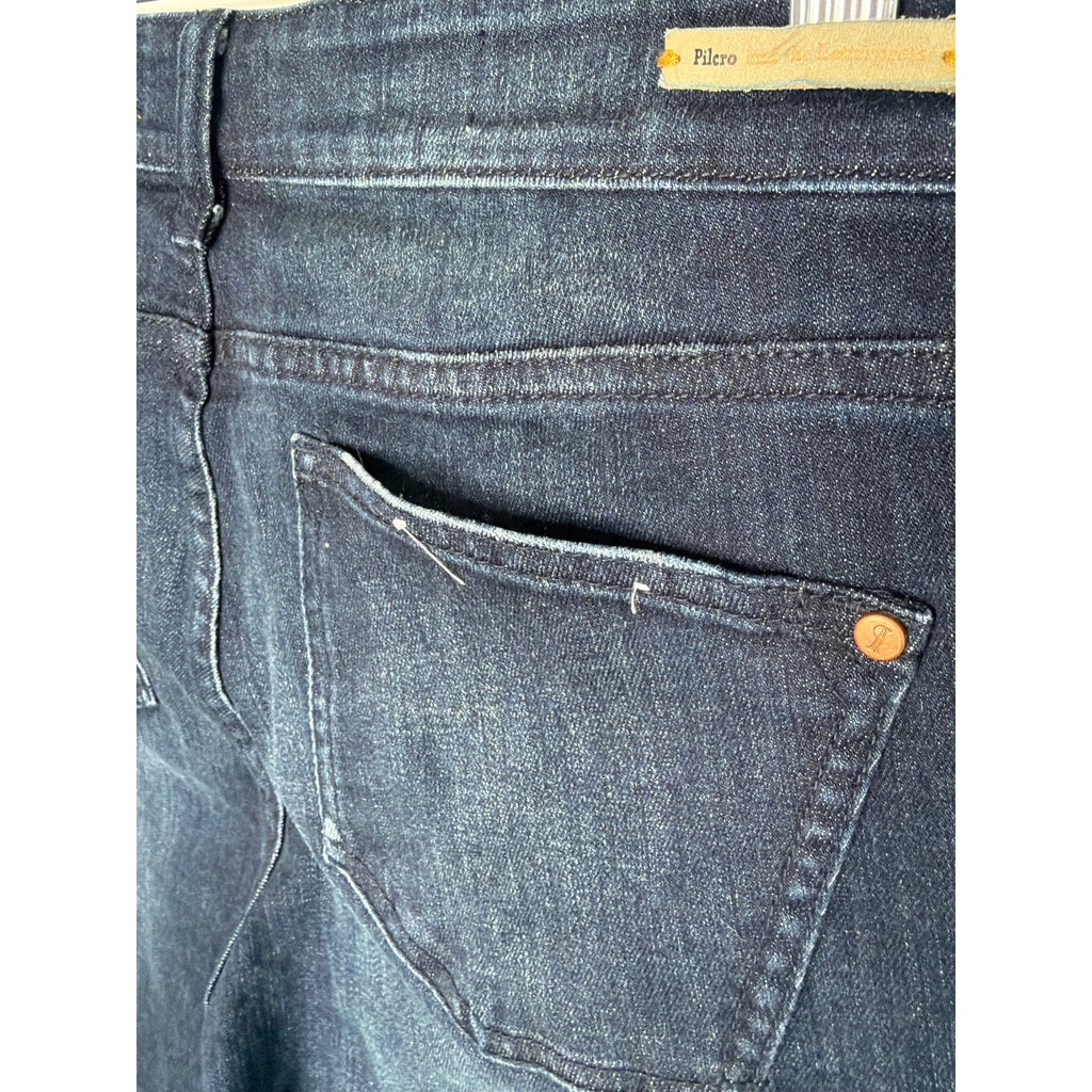 PILCRO AND THE LETTERPRESS Boho Embroidered Cuff Jean Size 29