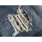 WHITE HOUSE BLACK MARKET The Skinny Jeans with Sequin Distress NWT Size 4