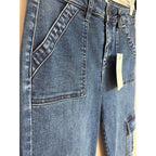 HIDDEN JEANS Quinn Cargo Cigarette Jean NWT Size 26