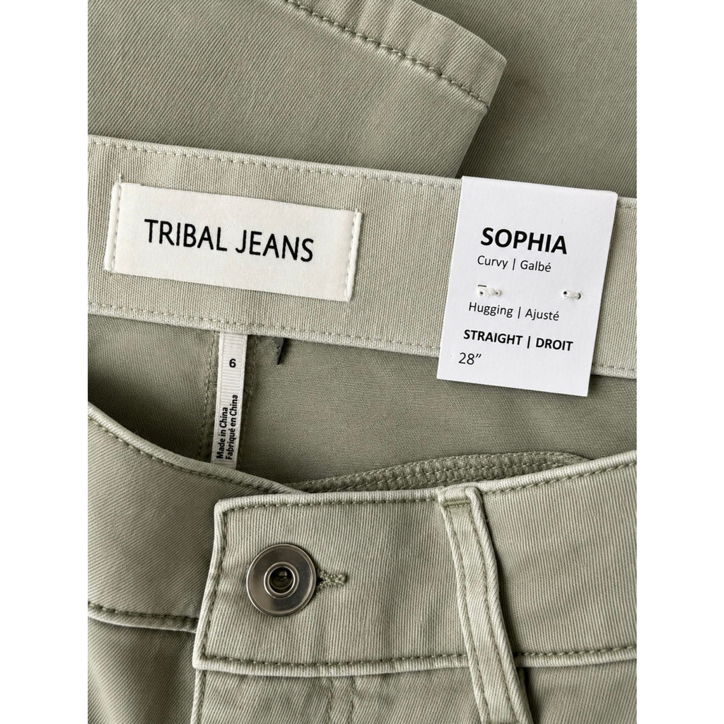 TRIBAL JEANS Sophia Curvy Straight Jeans NWT Size 26