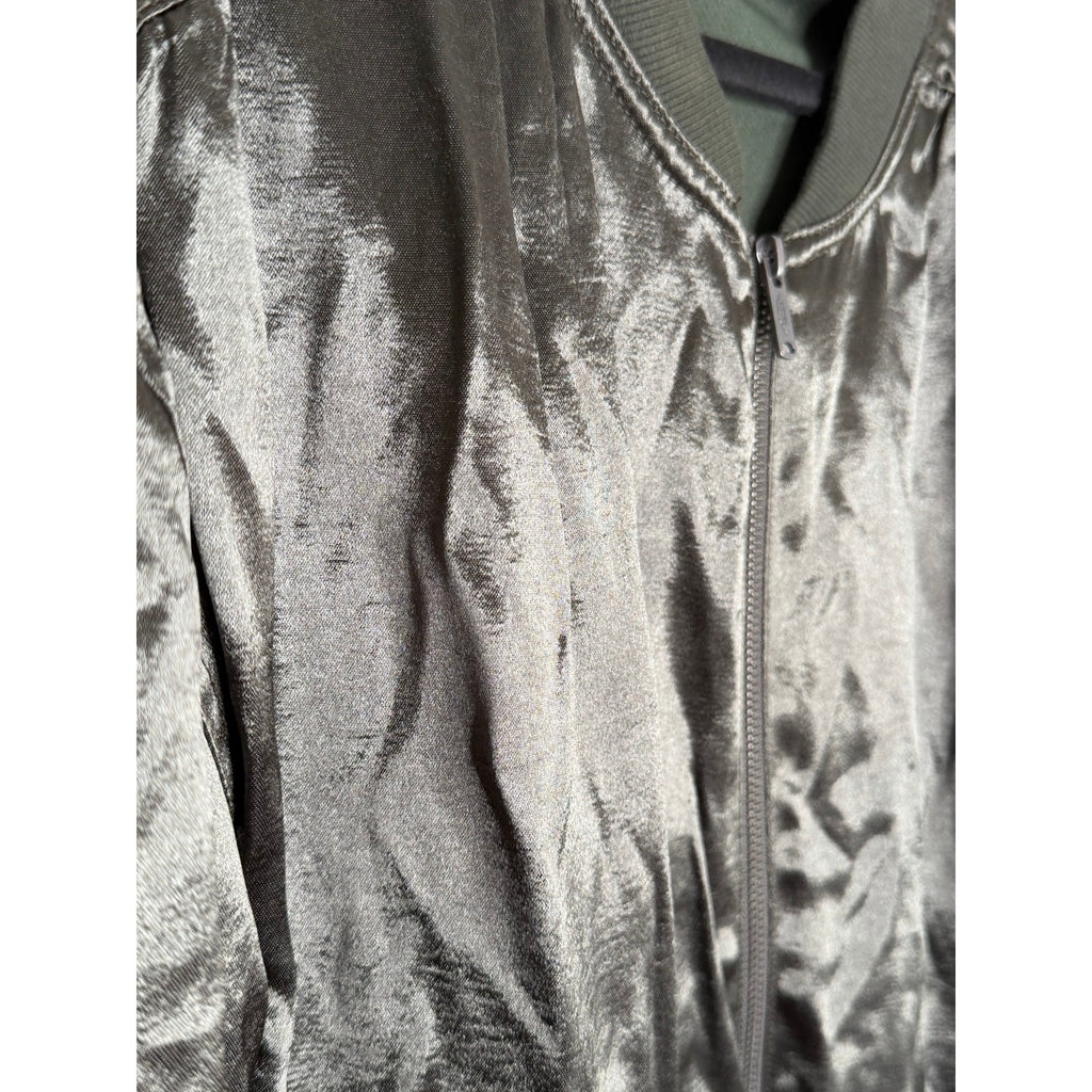 FREE PEOPLE Satin Bomber Jacket NWOT Size SMALL