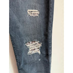 WHITE HOUSE BLACK MARKET The Skinny Jeans with Sequin Distress NWT Size 4