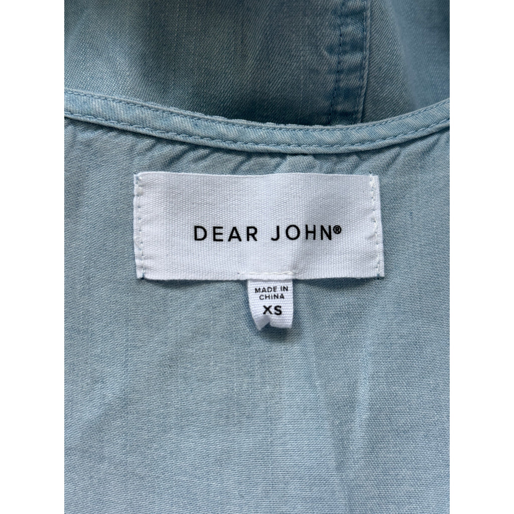 DEAR JOHN ANAHI TENCEL WRAP DRESS NWOT XS