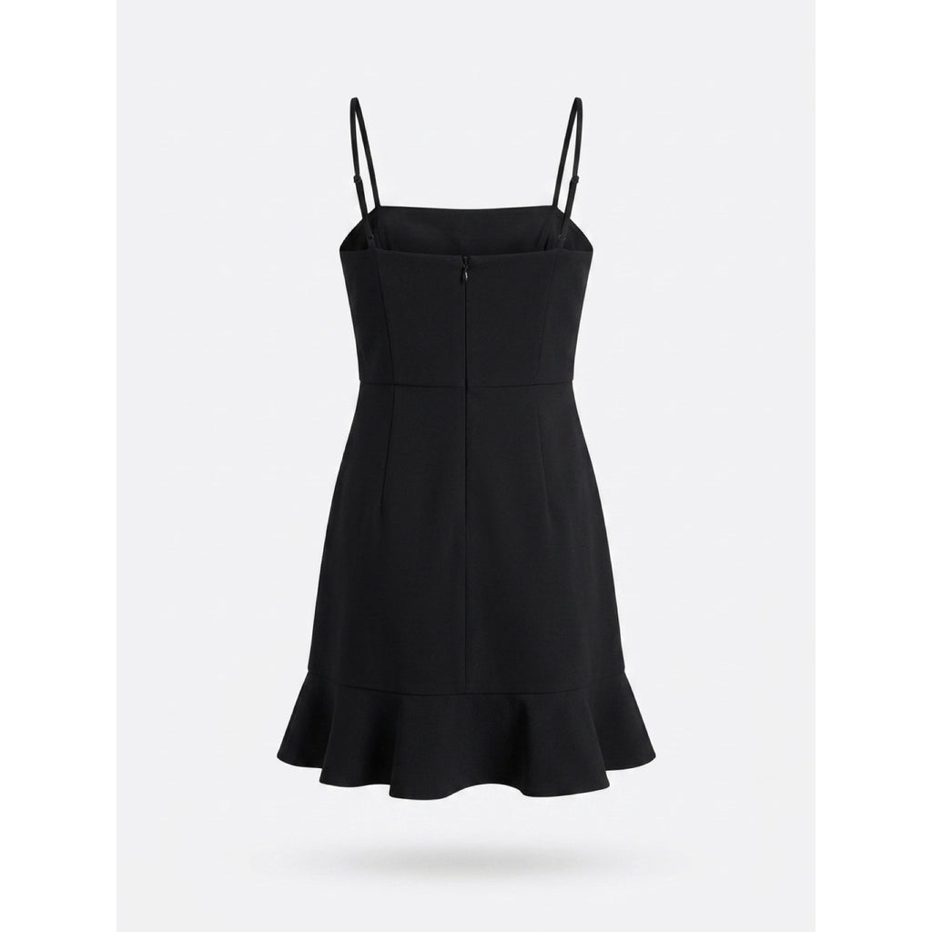 FRENCH CONNECTION Whisper Frill Hem Flounce Mini Dress NWOT SIZE 10