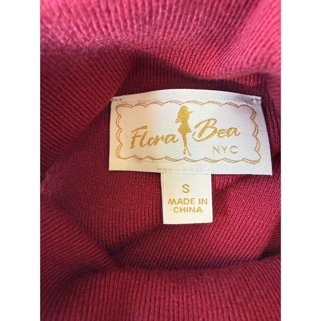 FLORA BEA Sleeveless Turtleneck Sweater Shell NWOT SMALL